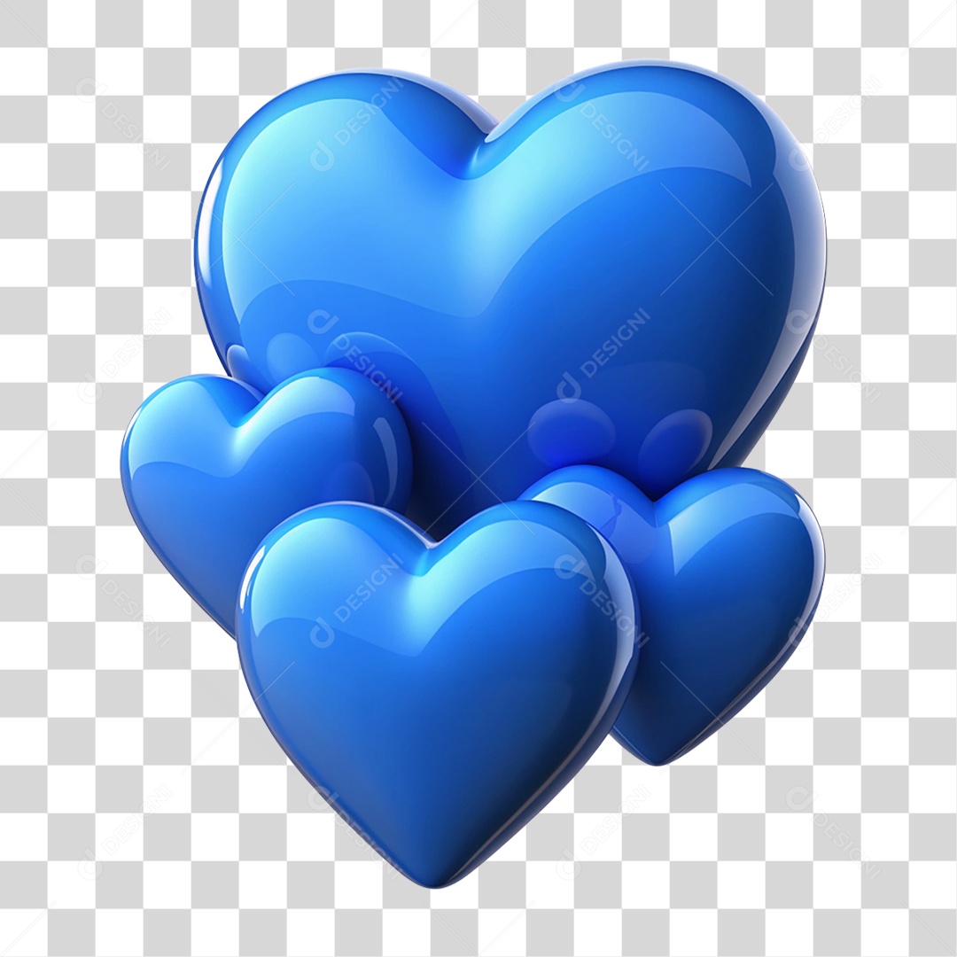 Balões de Ar Decoração Coração PNG Transparente