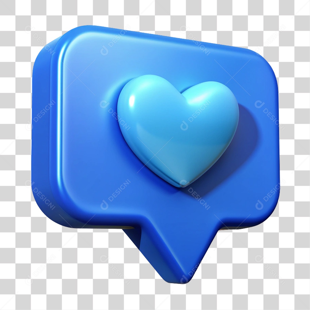 Balão com Coração PNG Transparente