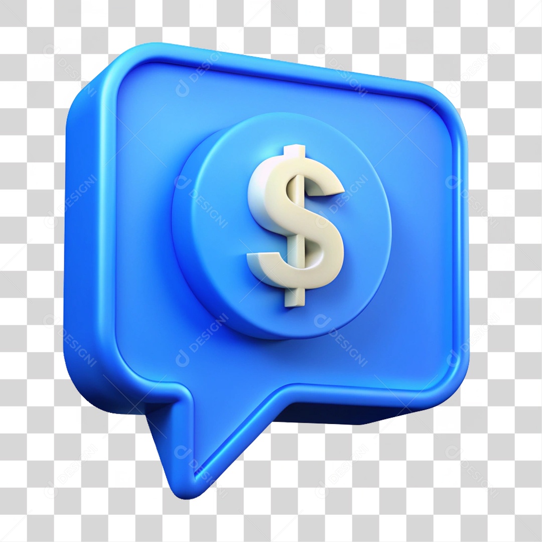 Balão com Cifrão PNG Transparente