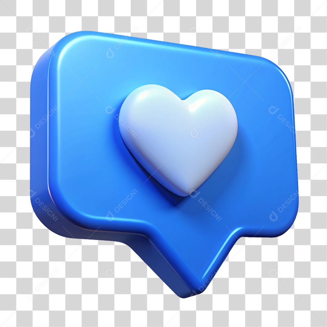 Balão com Coração PNG Transparente