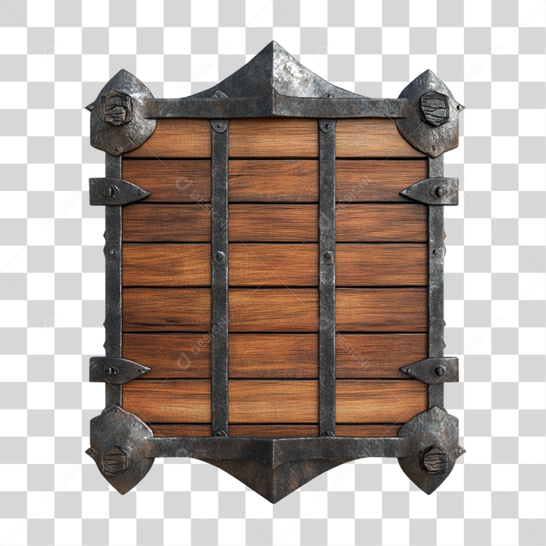 Placa de Madeira PNG Transparente