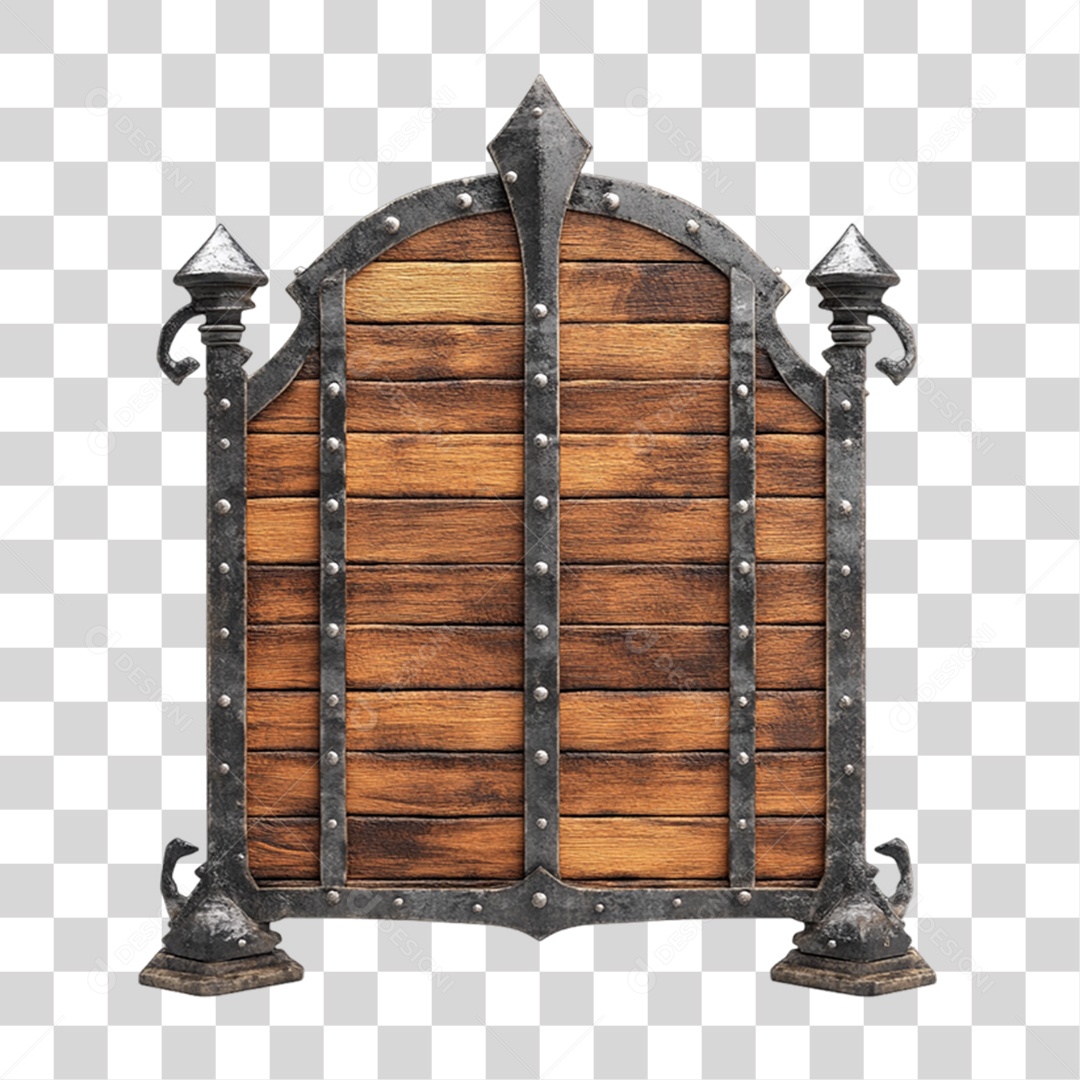 Placa de Madeira PNG Transparente