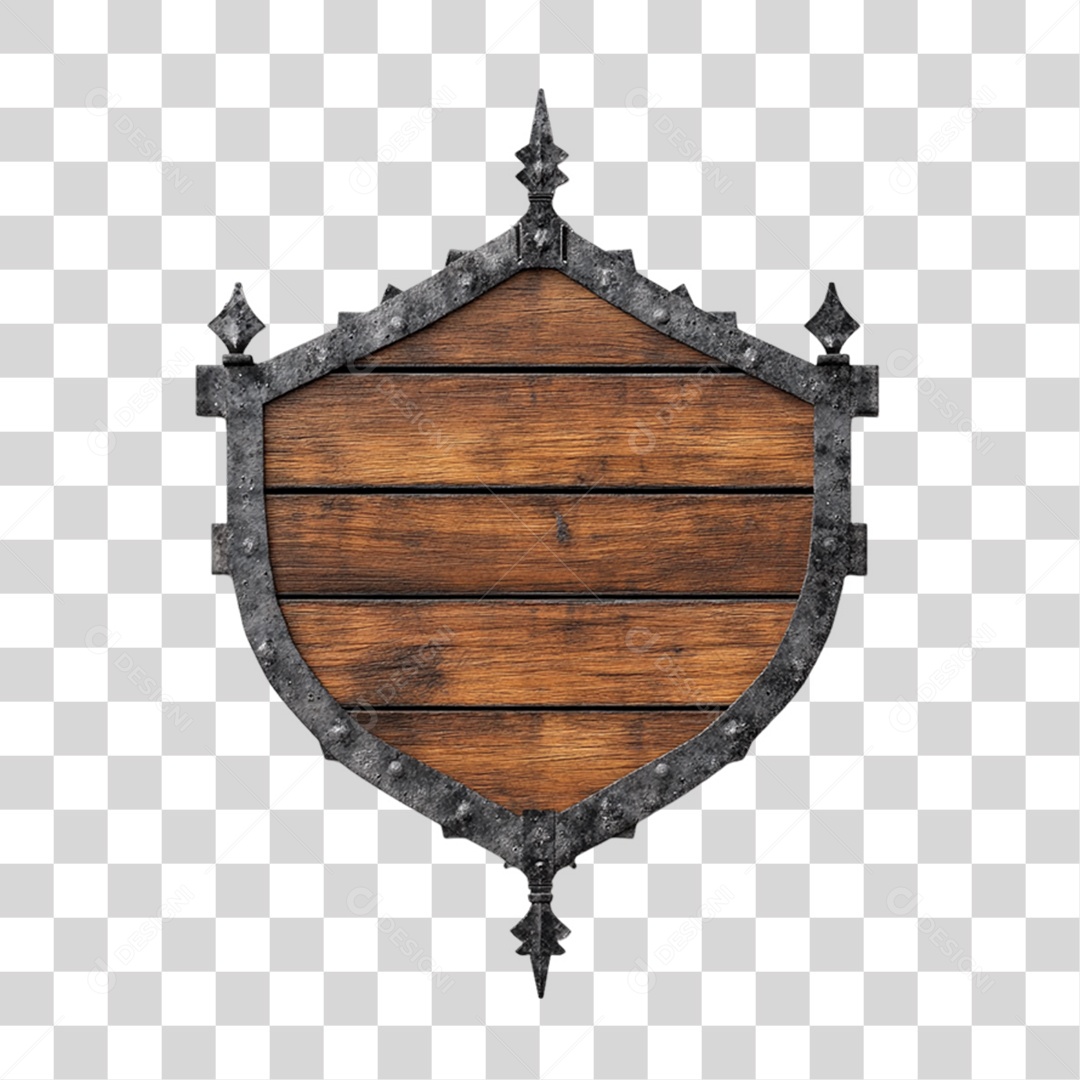 Placa de Madeira PNG Transparente