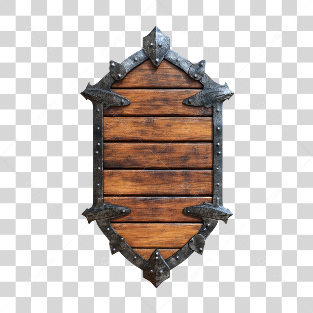 Placa de Madeira PNG Transparente