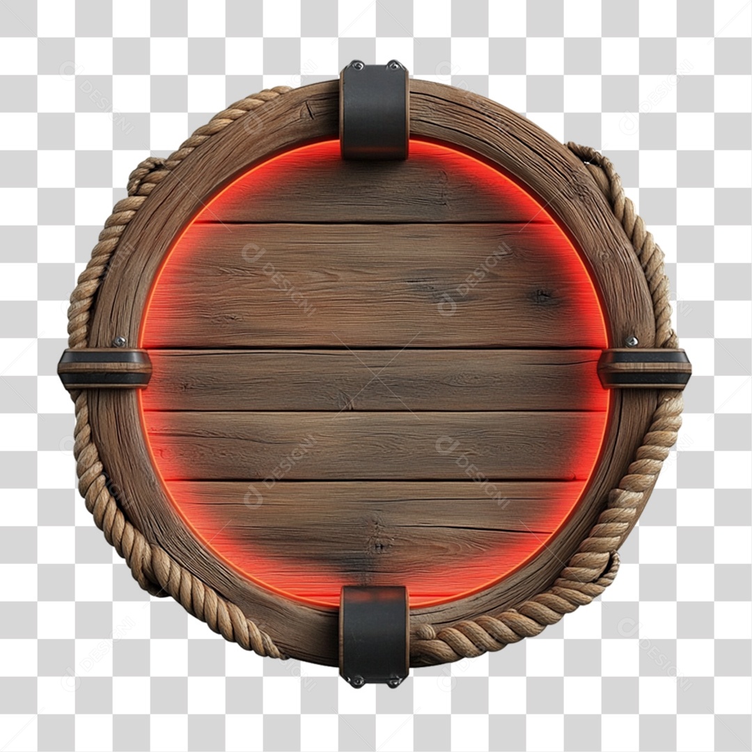 Placa de Madeira PNG Transparente