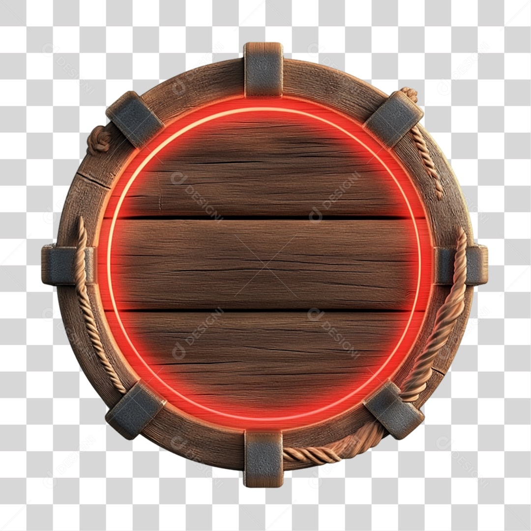 Placa de Madeira PNG Transparente