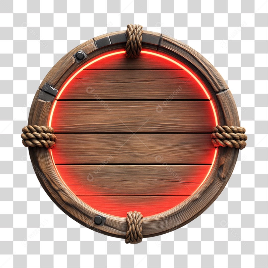Placa de Madeira PNG Transparente
