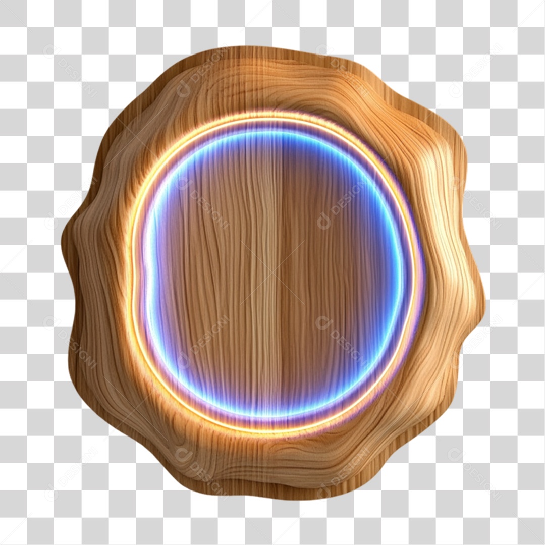 Placa de Madeira PNG Transparente