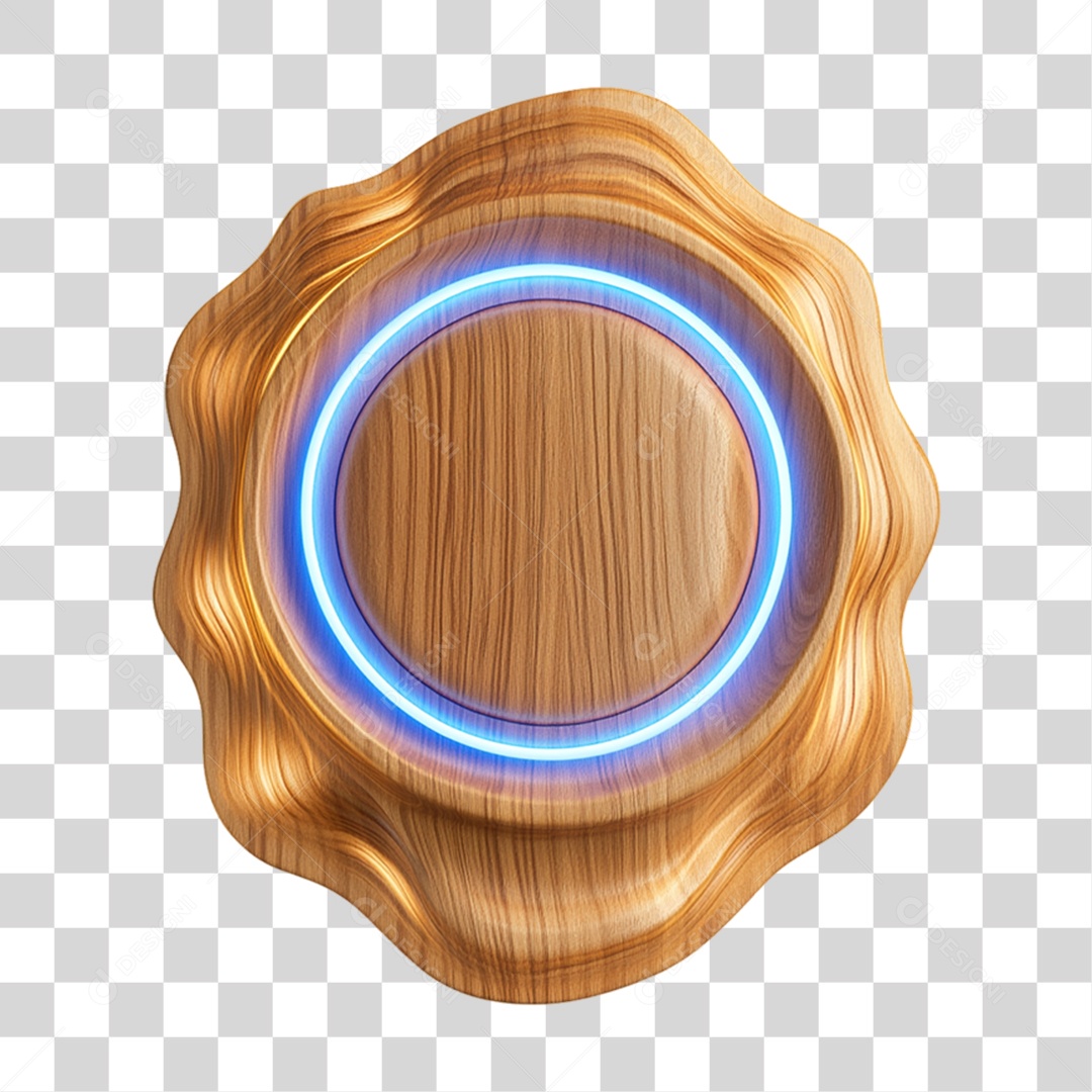 Placa de Madeira PNG Transparente