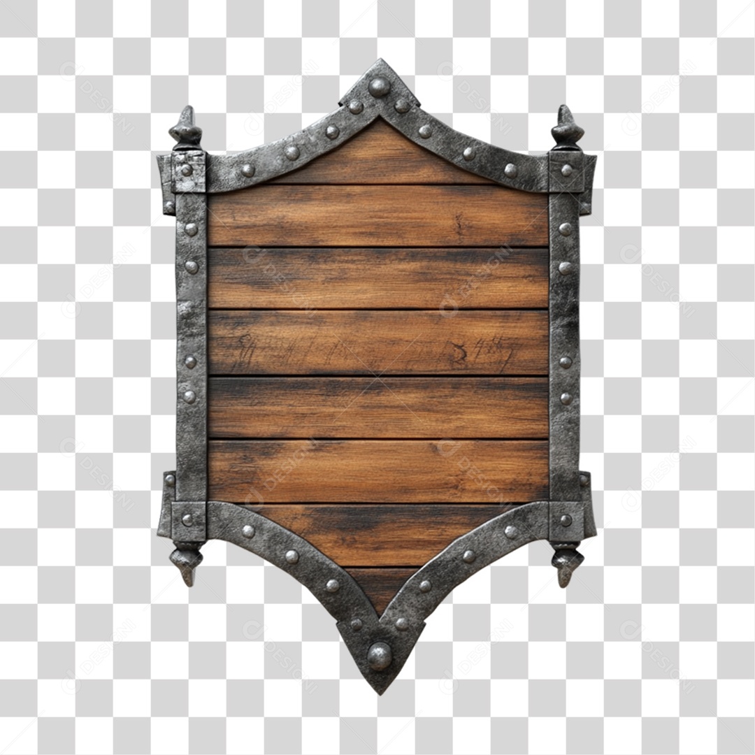 Placa de Madeira PNG Transparente