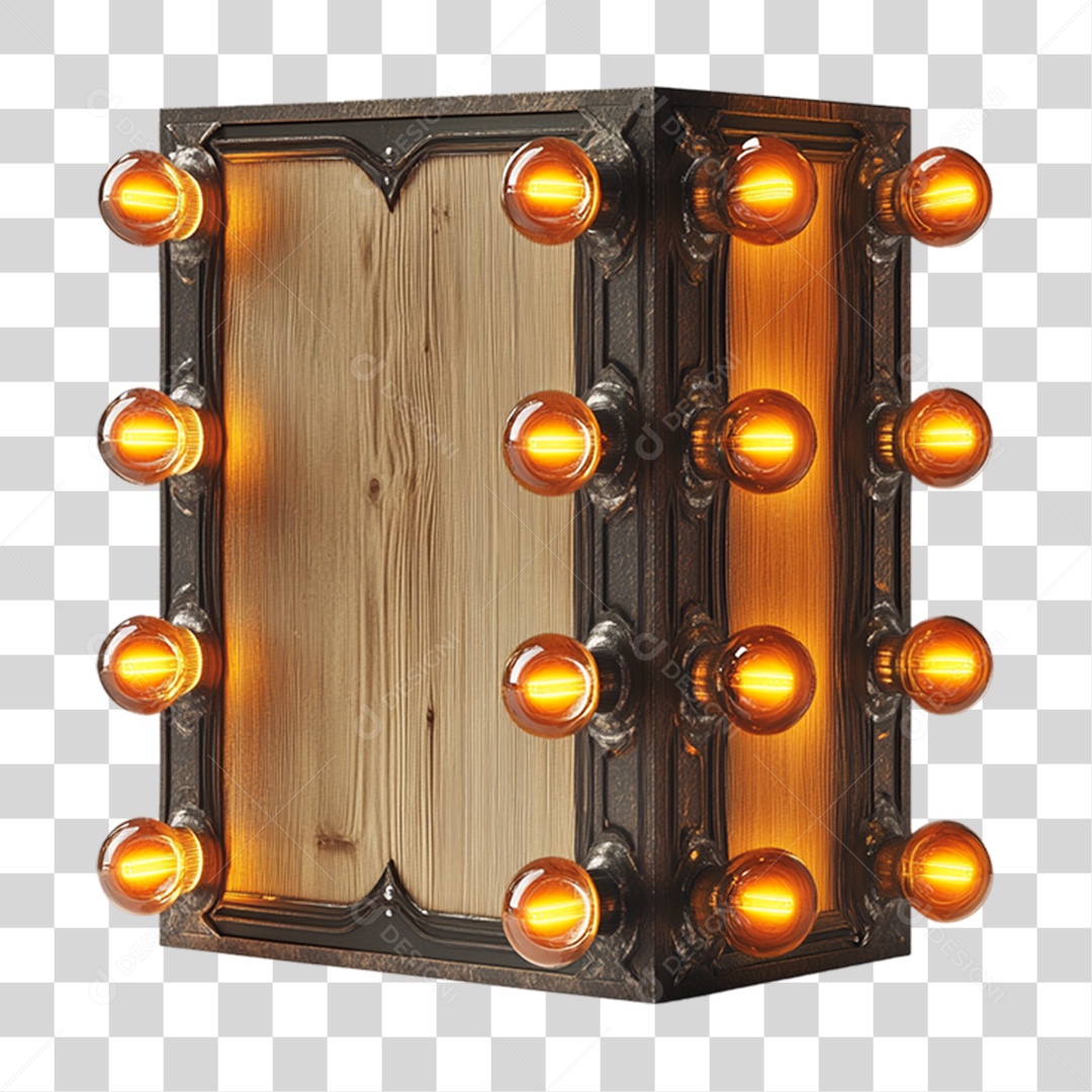 Placa de Madeira PNG Transparente