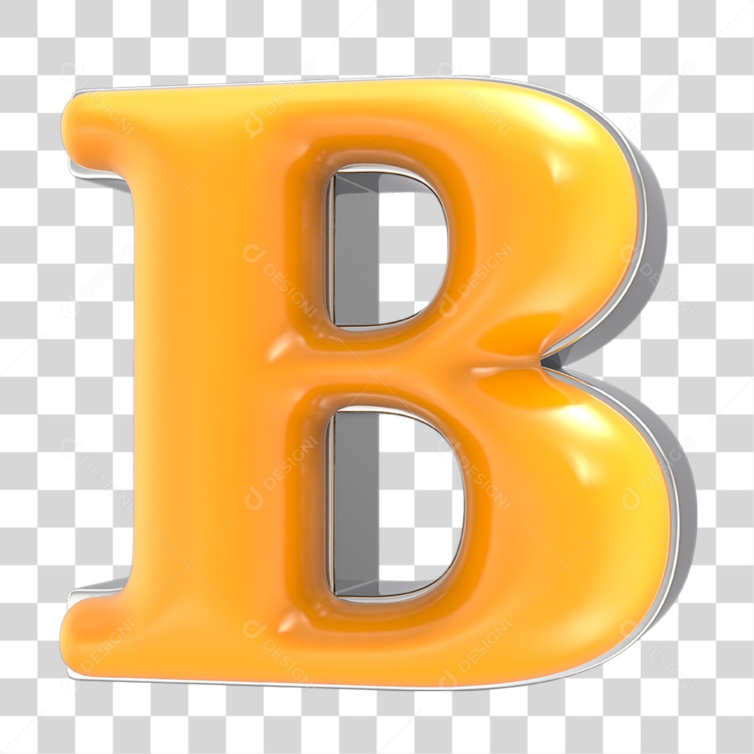 Alfabeto Letra B PNG Transparente
