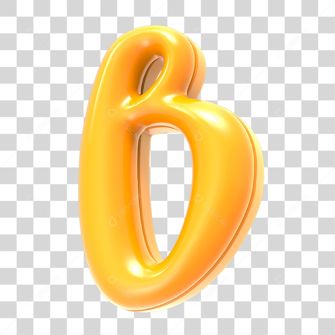 Alfabeto Letra B PNG Transparente