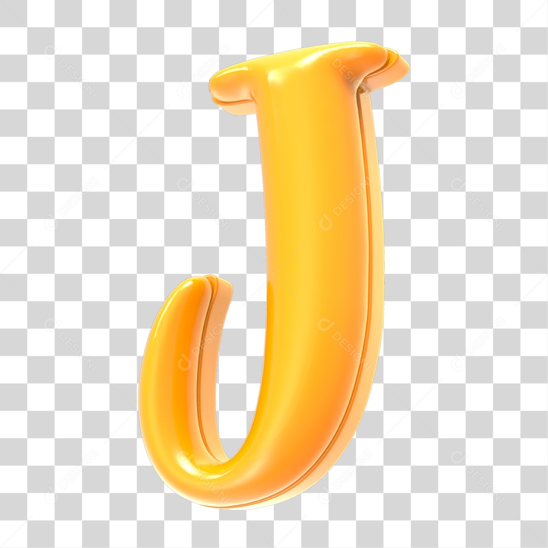 Alfabeto Letra J PNG Transparente
