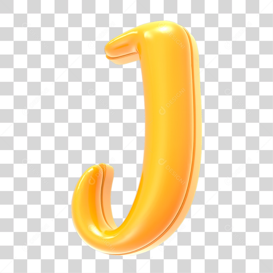 Alfabeto Letra J PNG Transparente