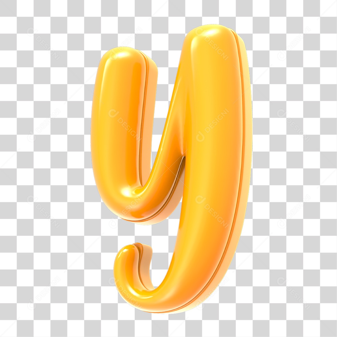 Alfabeto Letra Y PNG Transparente
