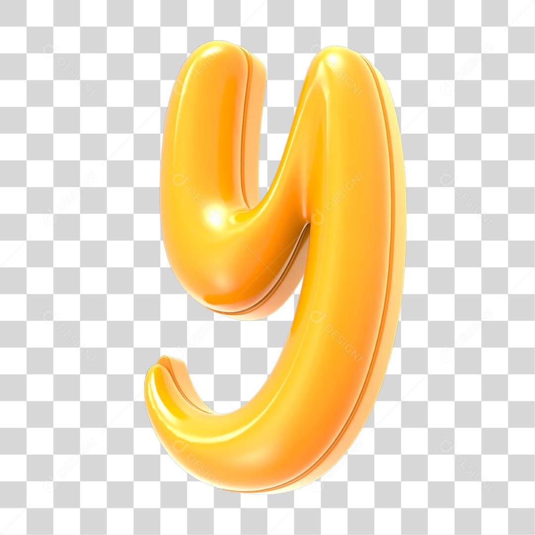 Alfabeto Letra Y PNG Transparente