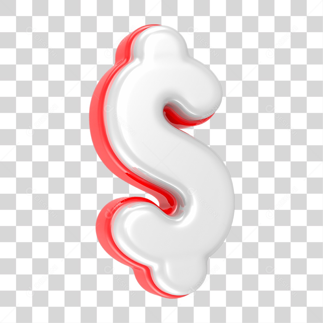 Símbolo Cifrão Dinheiro PNG Transparente