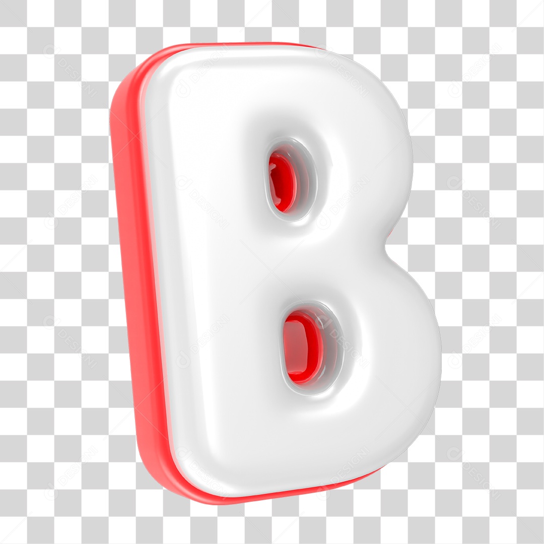 Alfabeto Letra B PNG Transparente