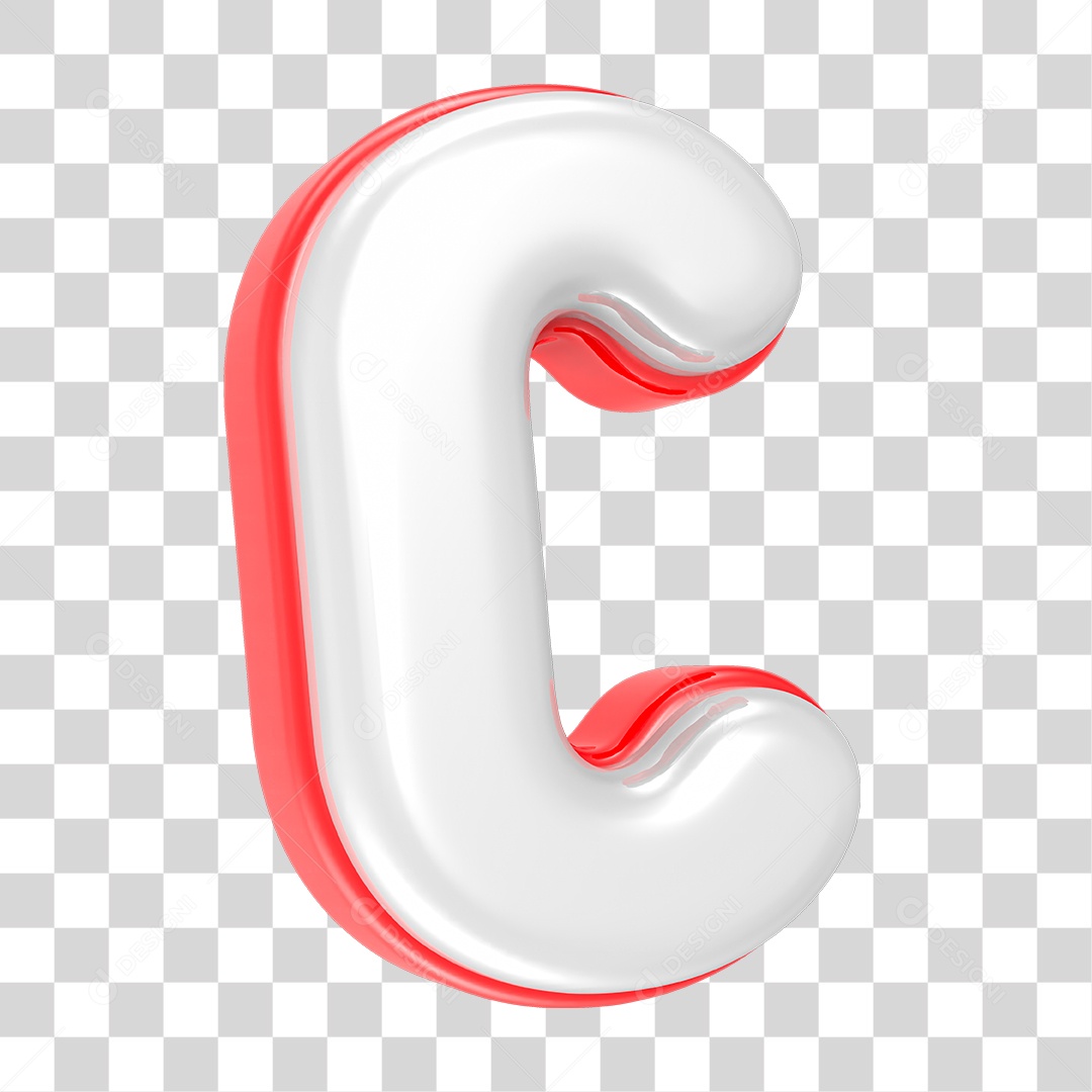Alfabeto Letra C PNG Transparente