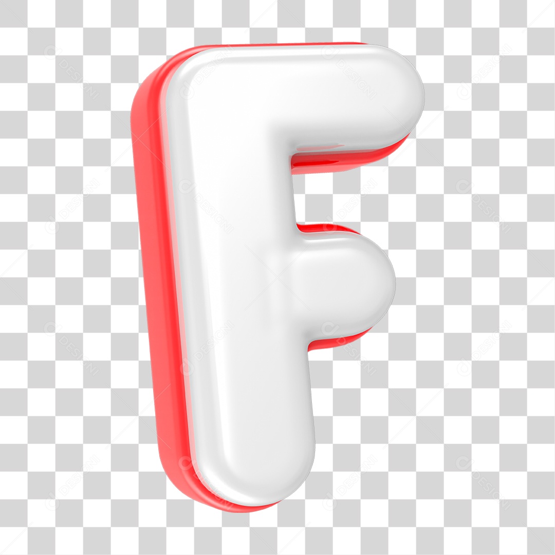 Alfabeto Letra F PNG Transparente