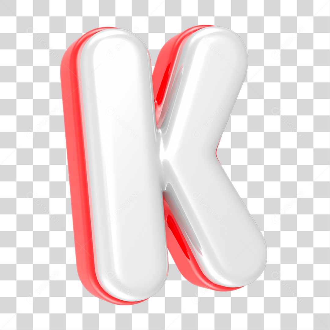 Alfabeto Letra K PNG Transparente