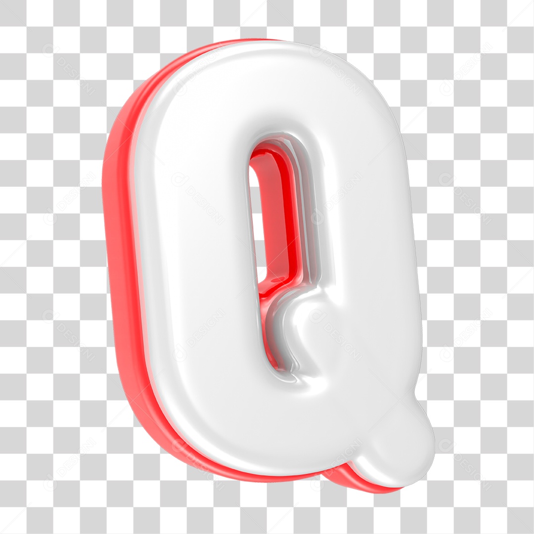 Alfabeto Letra Q PNG Transparente