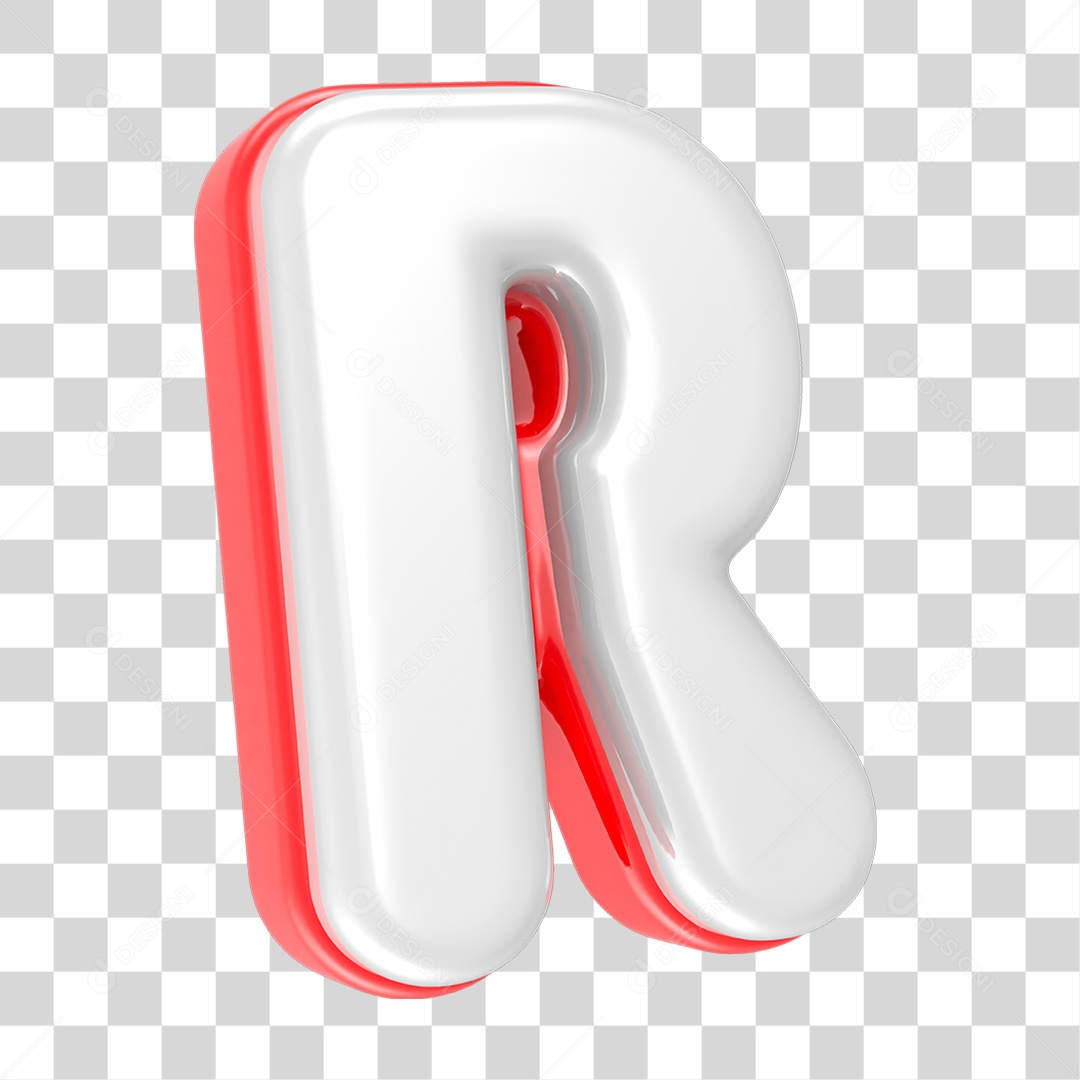 Alfabeto Letra R PNG Transparente