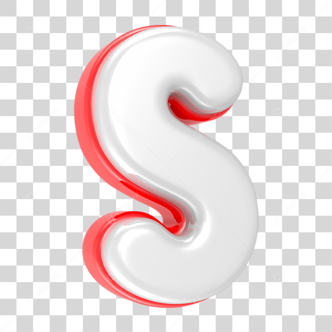 Alfabeto Letra S PNG Transparente