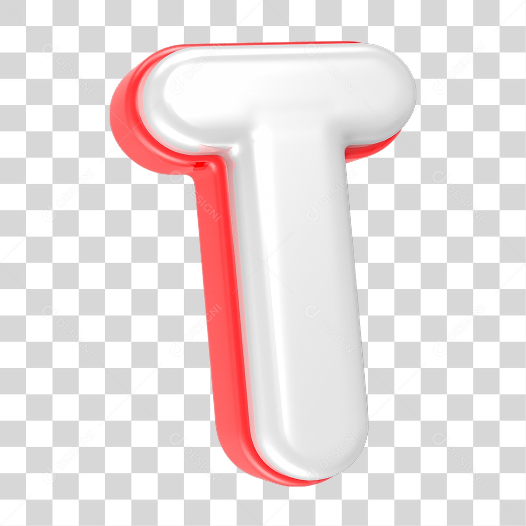 Alfabeto Letra T PNG Transparente