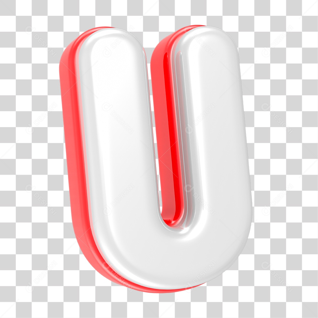 Alfabeto Letra U PNG Transparente