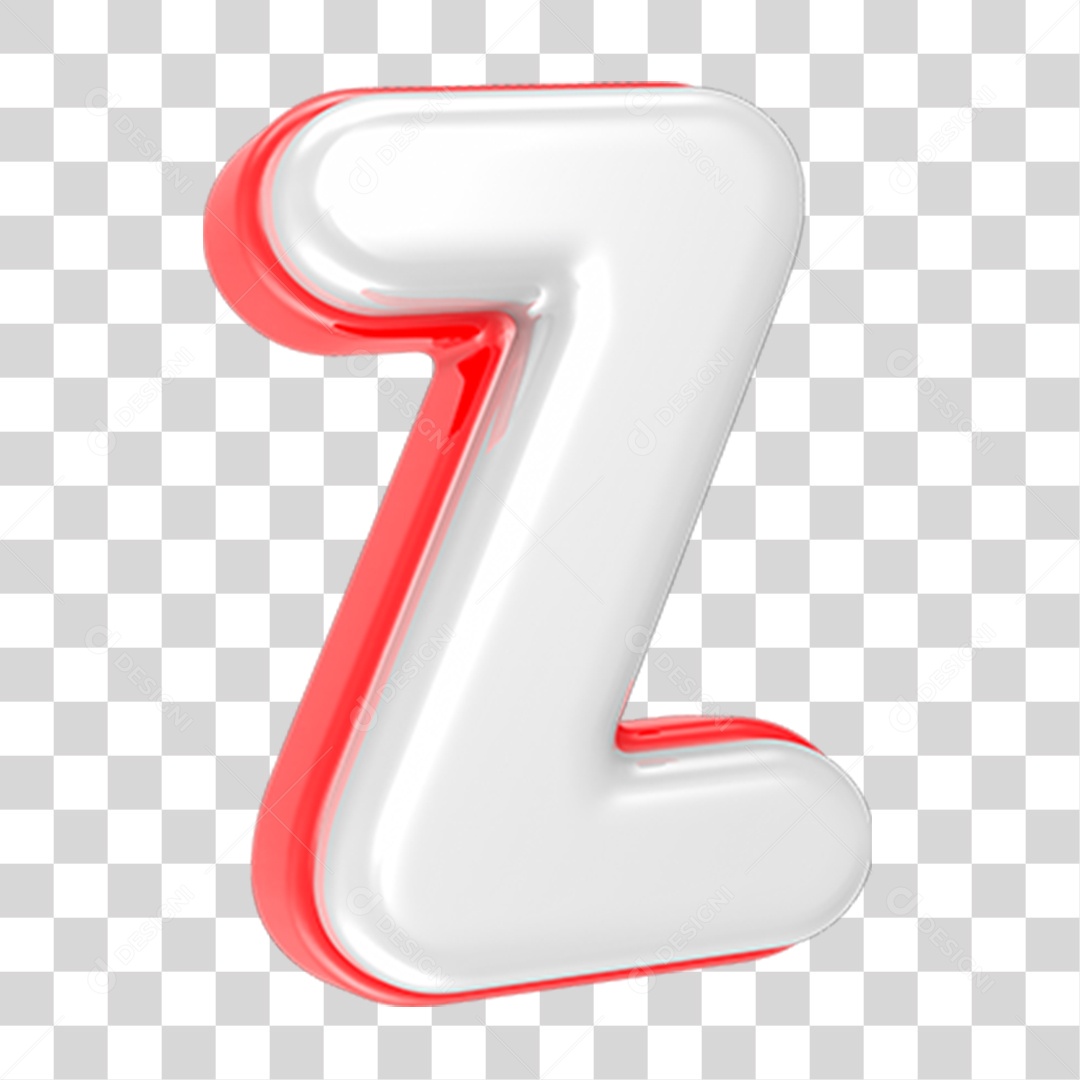 Alfabeto Letra Z PNG Transparente