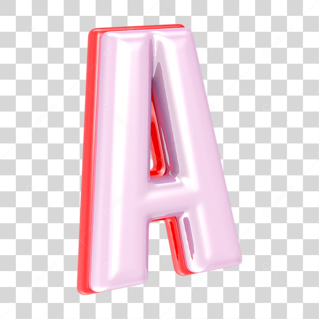 Alfabeto Letra A PNG Transparente