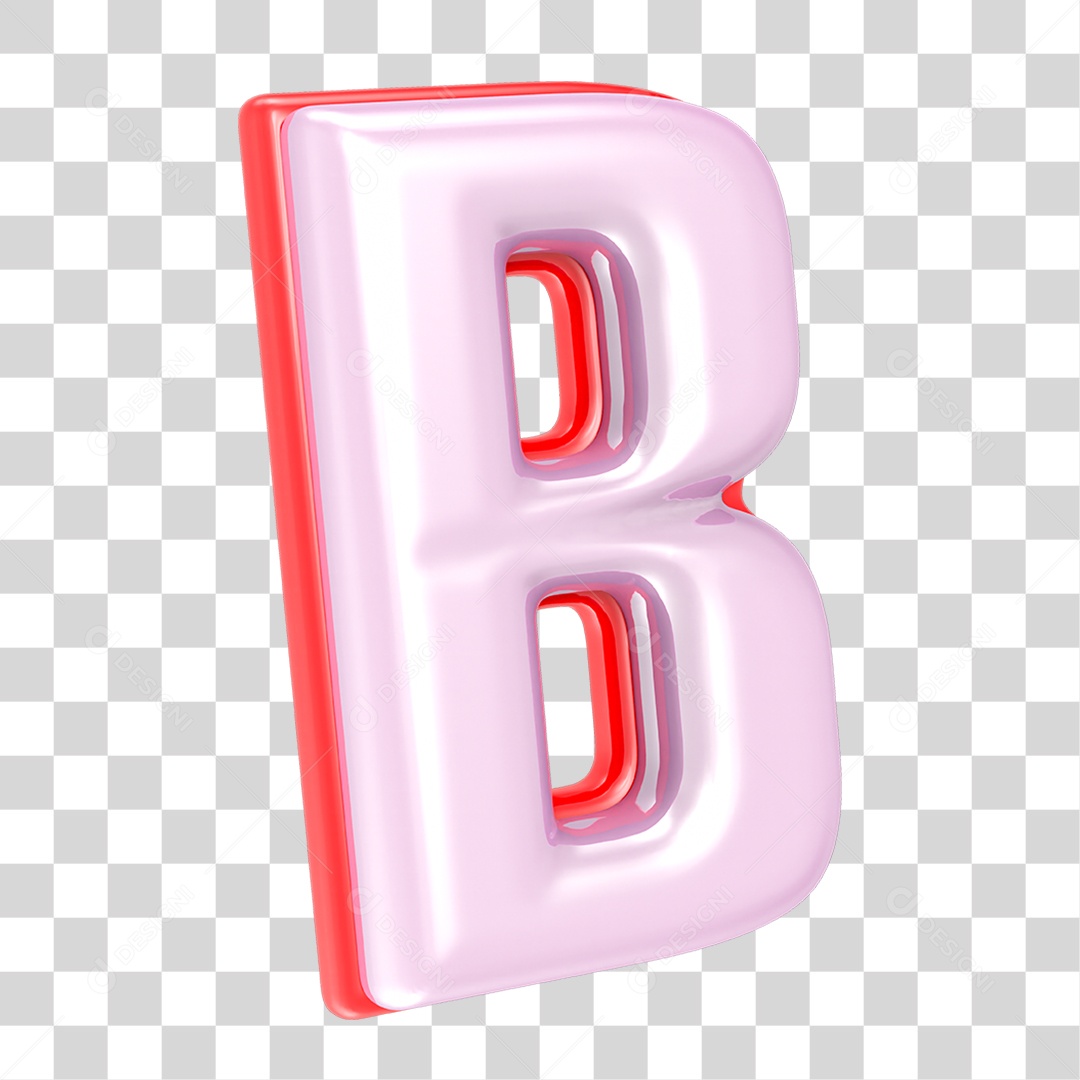 Alfabeto Letra B PNG Transparente