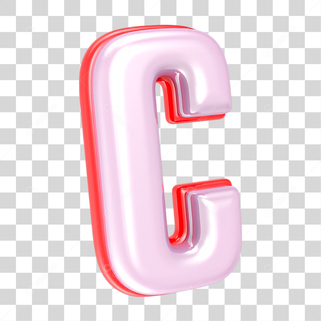 Alfabeto Letra C PNG Transparente