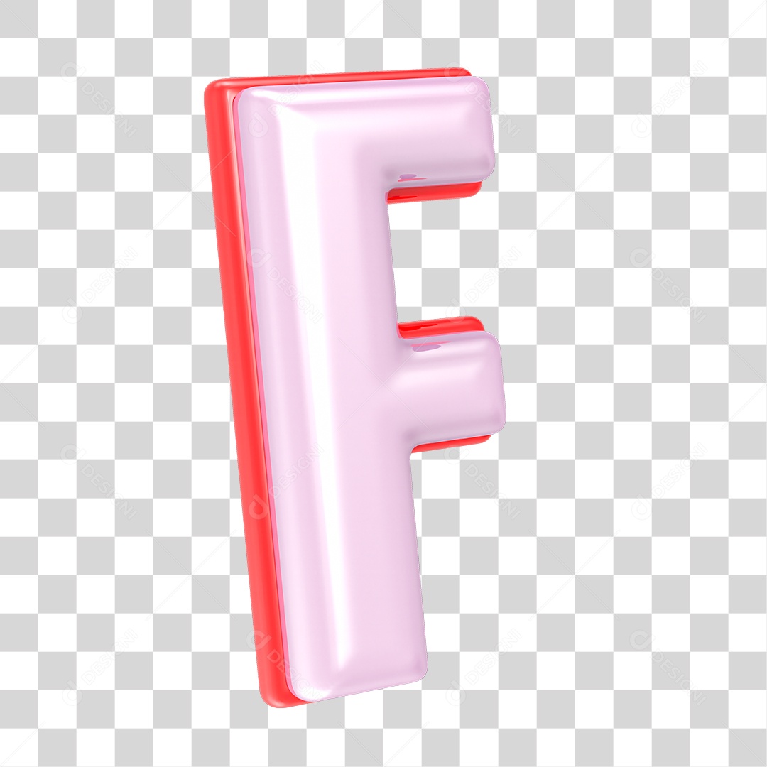 Alfabeto Letra F PNG Transparente