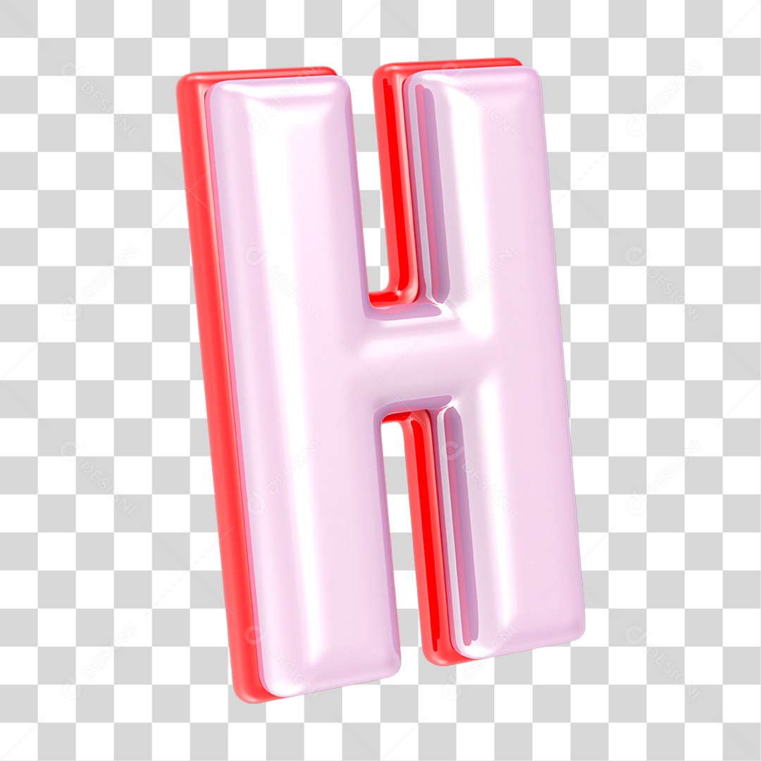 Alfabeto Letra H PNG Transparente