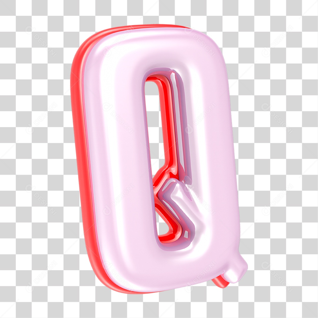 Alfabeto Letra Q PNG Transparente