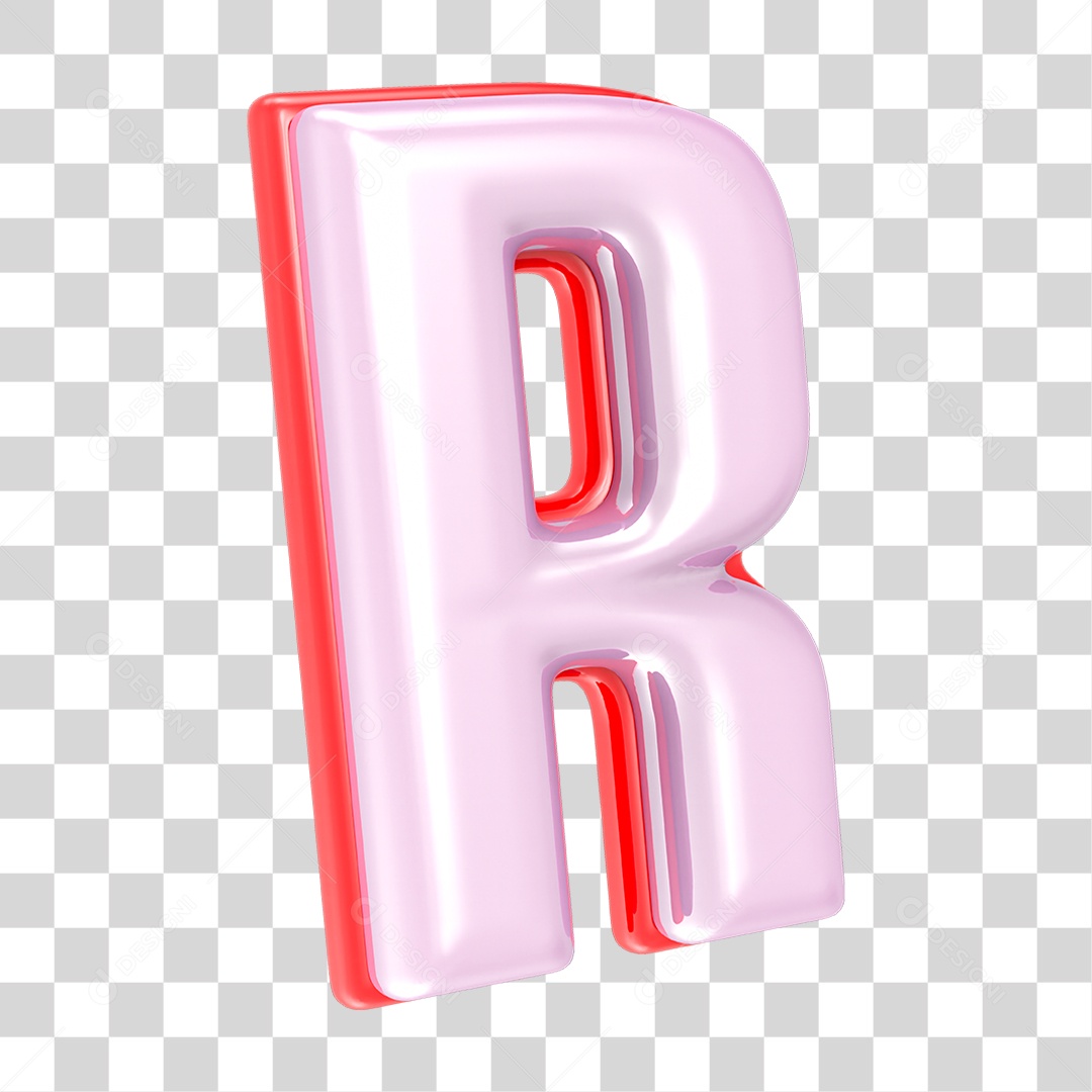 Alfabeto Letra R PNG Transparente