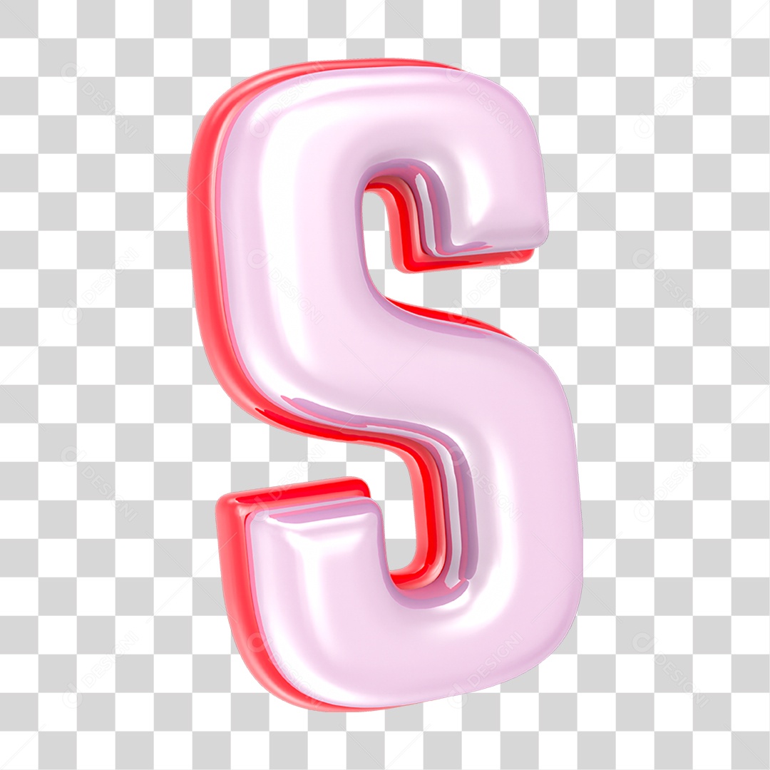 Alfabeto Letra S PNG Transparente