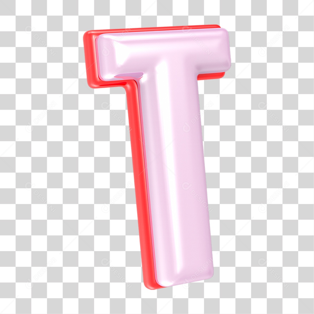 Alfabeto Letra T PNG Transparente
