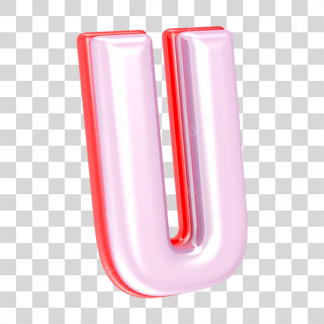 Alfabeto Letra U PNG Transparente