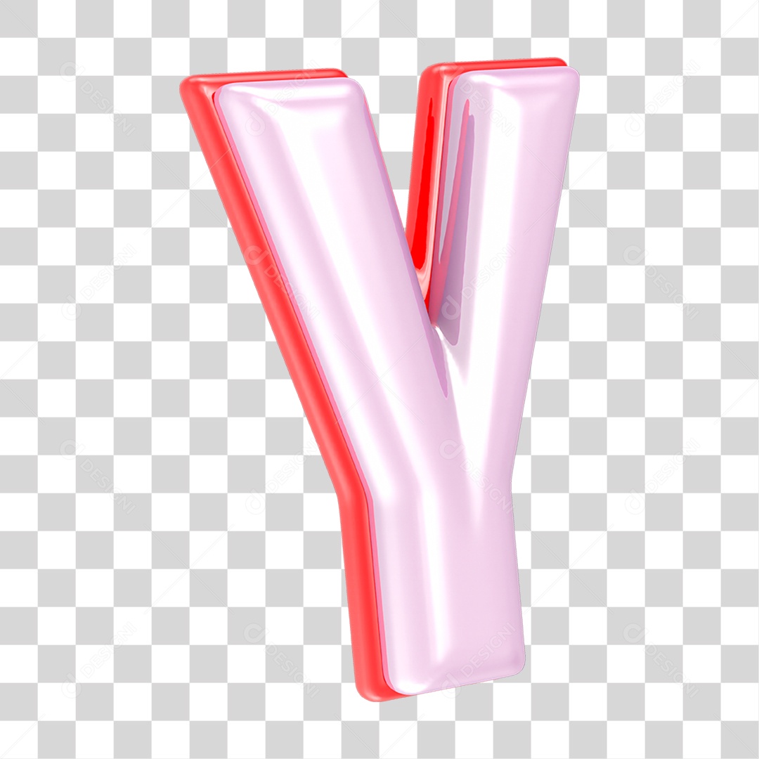 Alfabeto Letra Y PNG Transparente