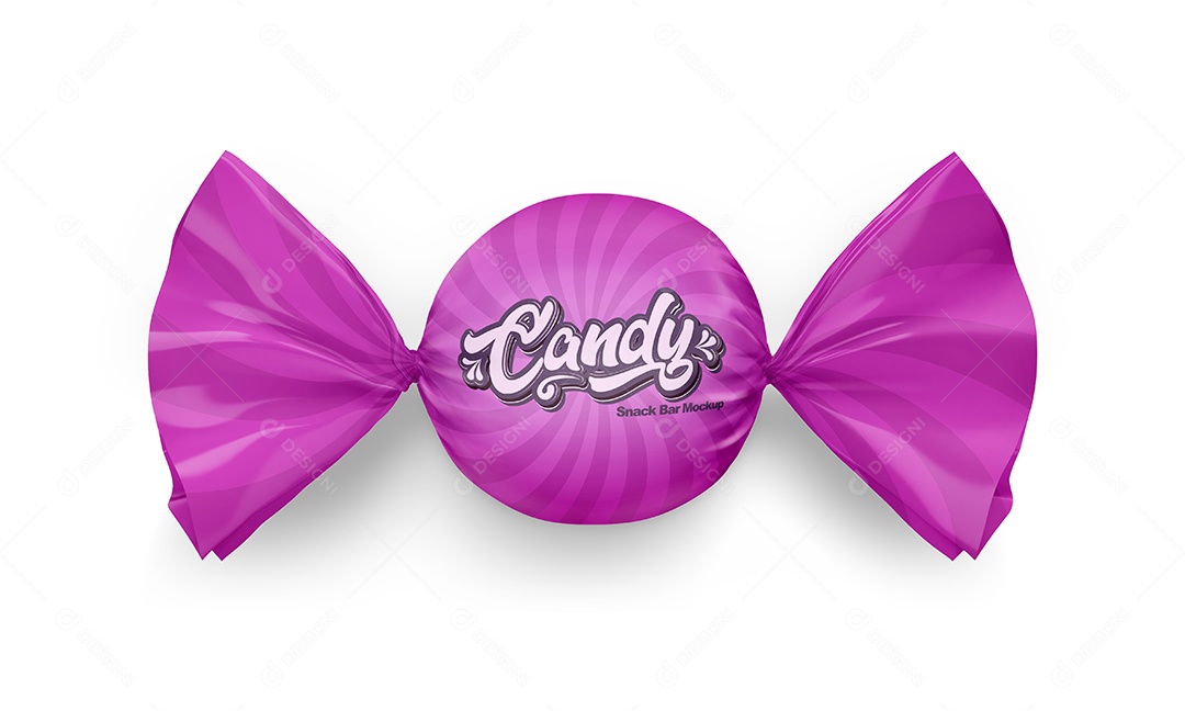 Embalagem de Doce PSD Editavel Mockup