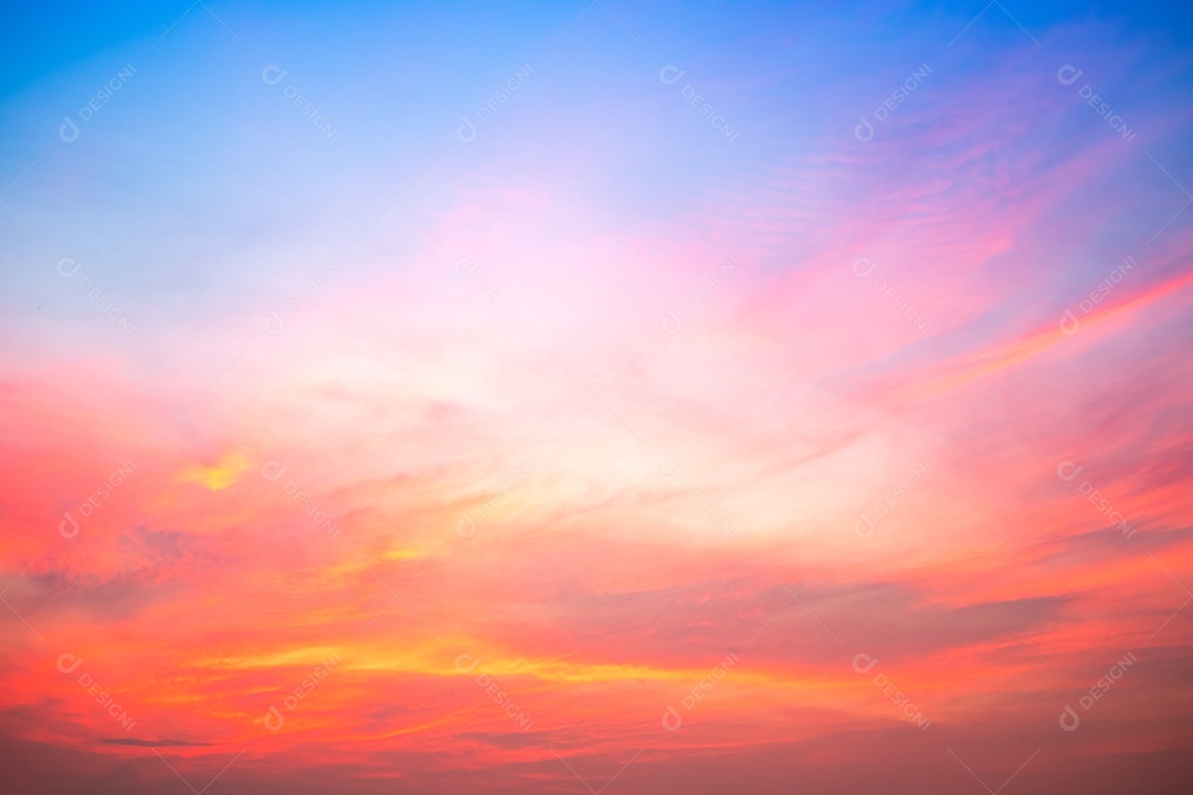 Fundo abstrato colorido de céu