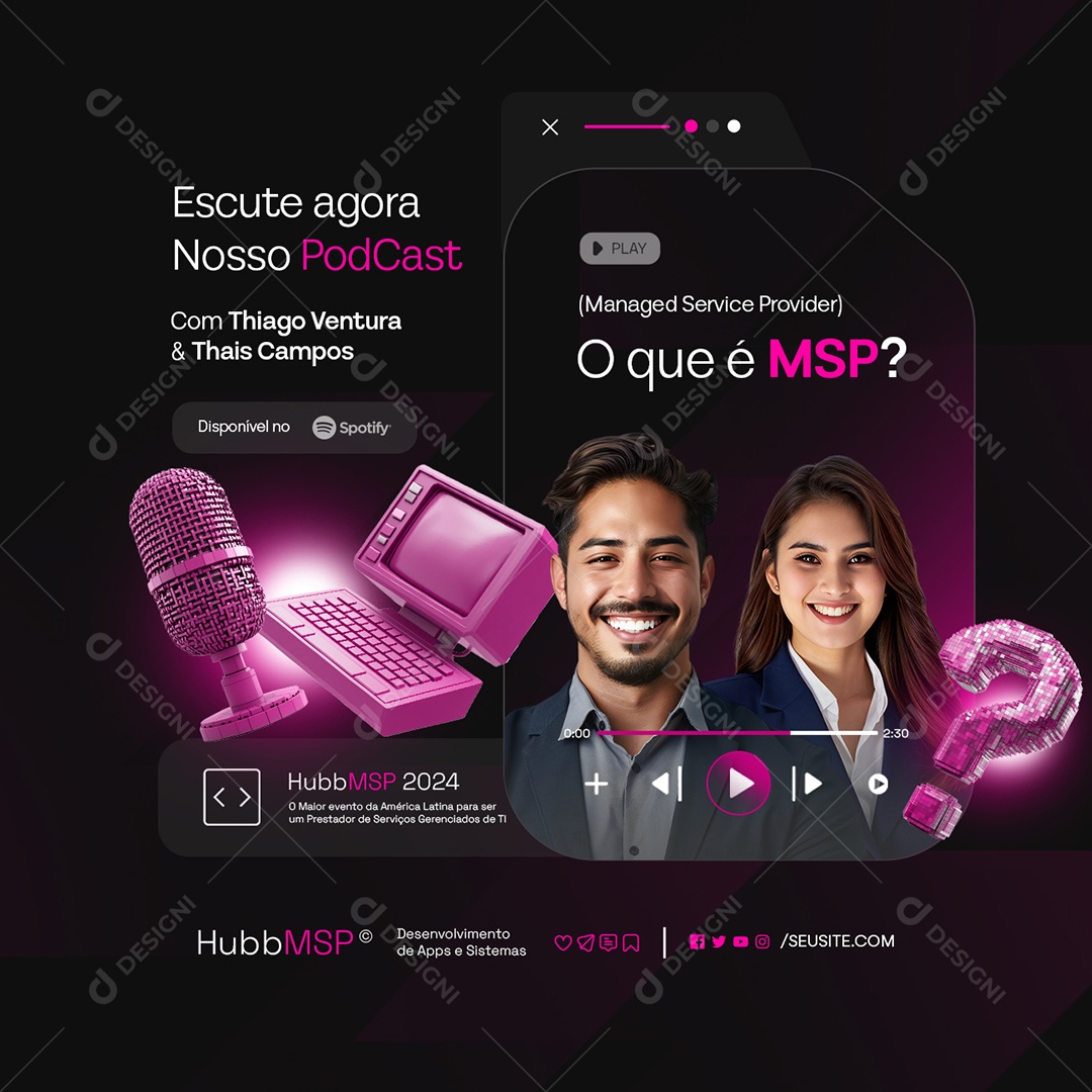 O Que é MSP Social Media PSD Editável