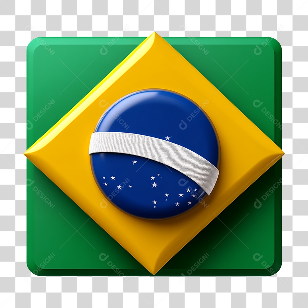 Bandeira do Brasil PNG Transparente