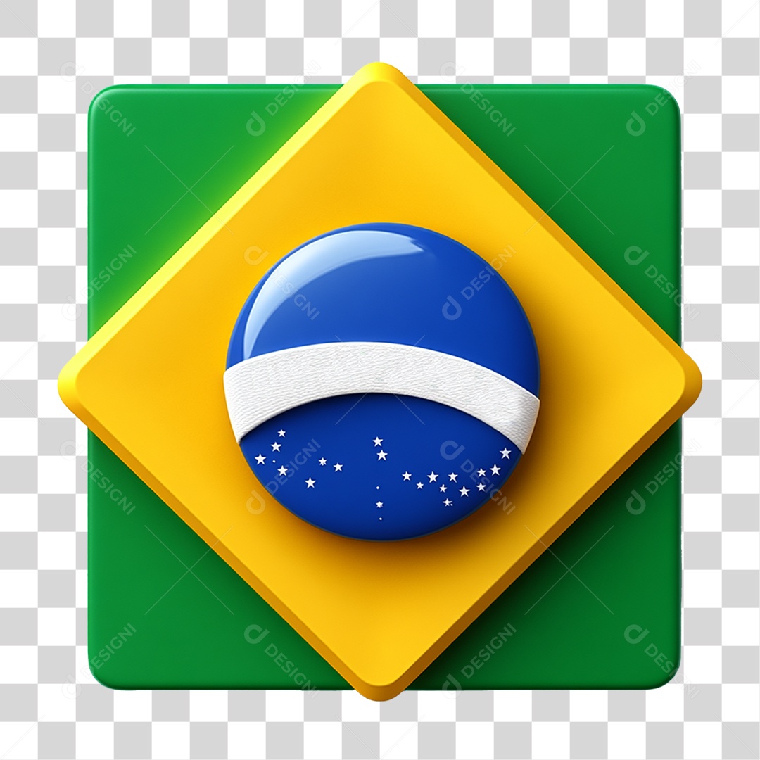 Bandeira do Brasil PNG Transparente