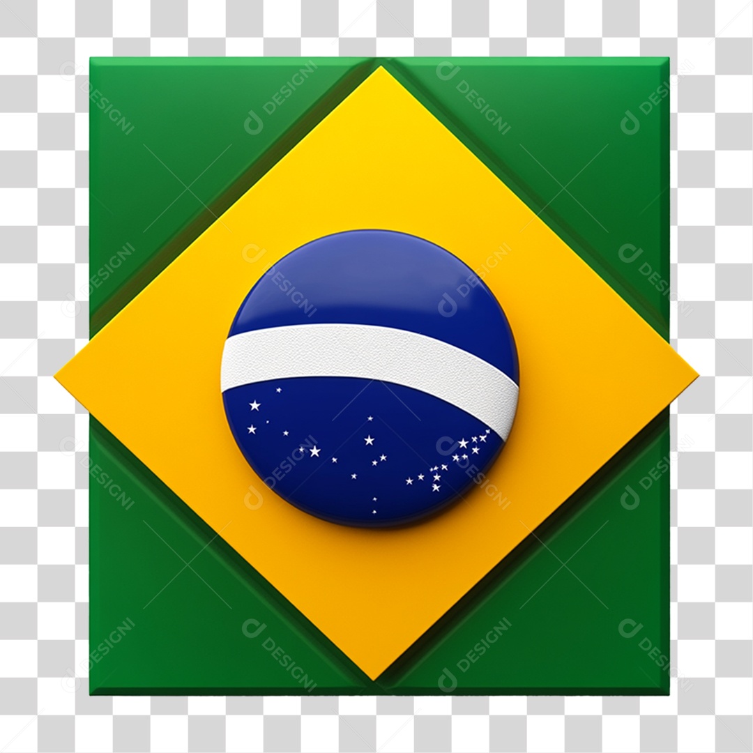 Bandeira do Brasil PNG Transparente