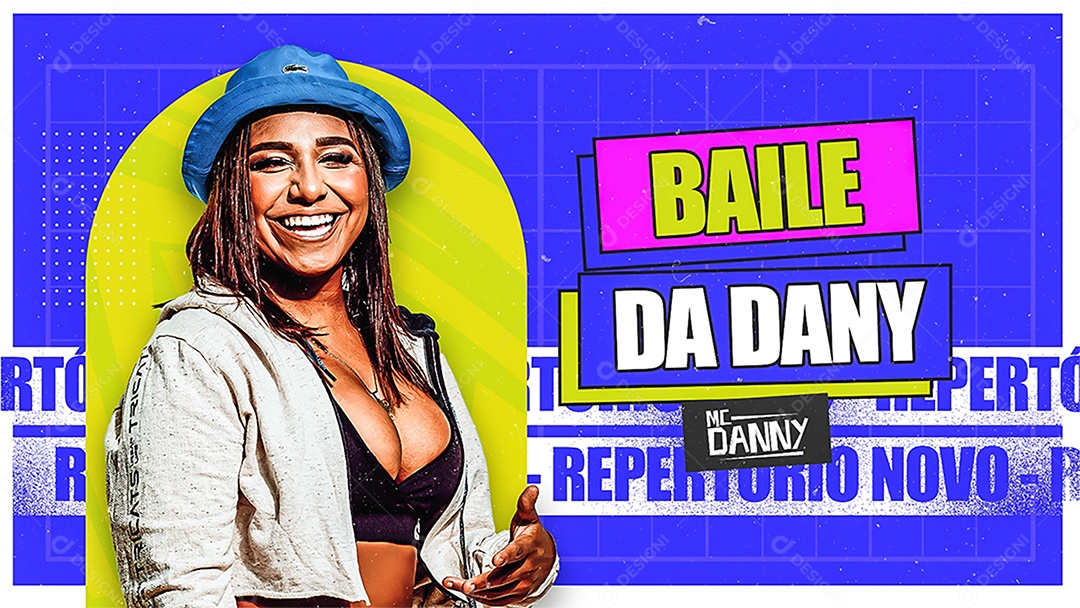 Banner Flyer Baile da Dany Social Media PSD Editável